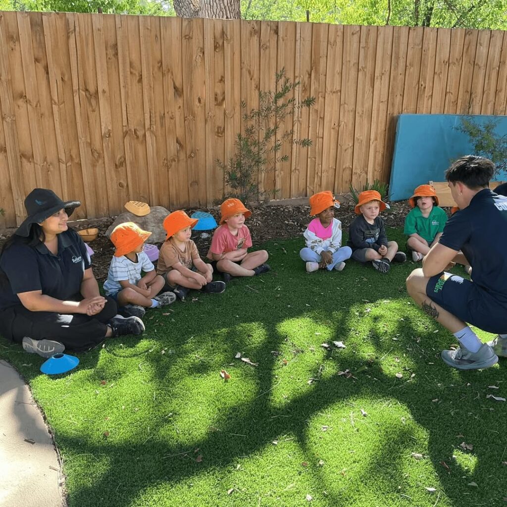 Kelly Sports fundamental motor skills session at Believe Early Learning Mooroopna